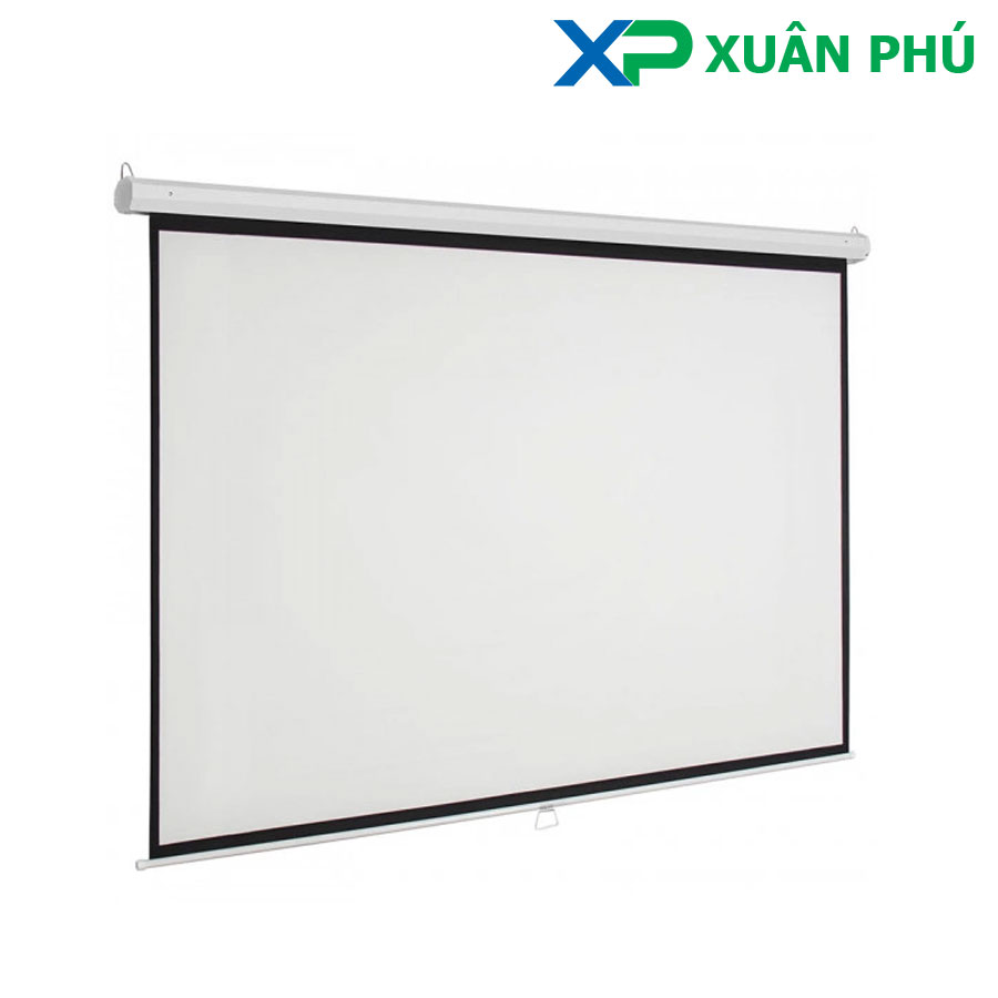 Màn chiếu treo tường kéo tay 170 inch giá rẻ tại Thủ Đức