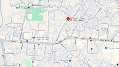 Google maps Máy chiếu Thủ Đức